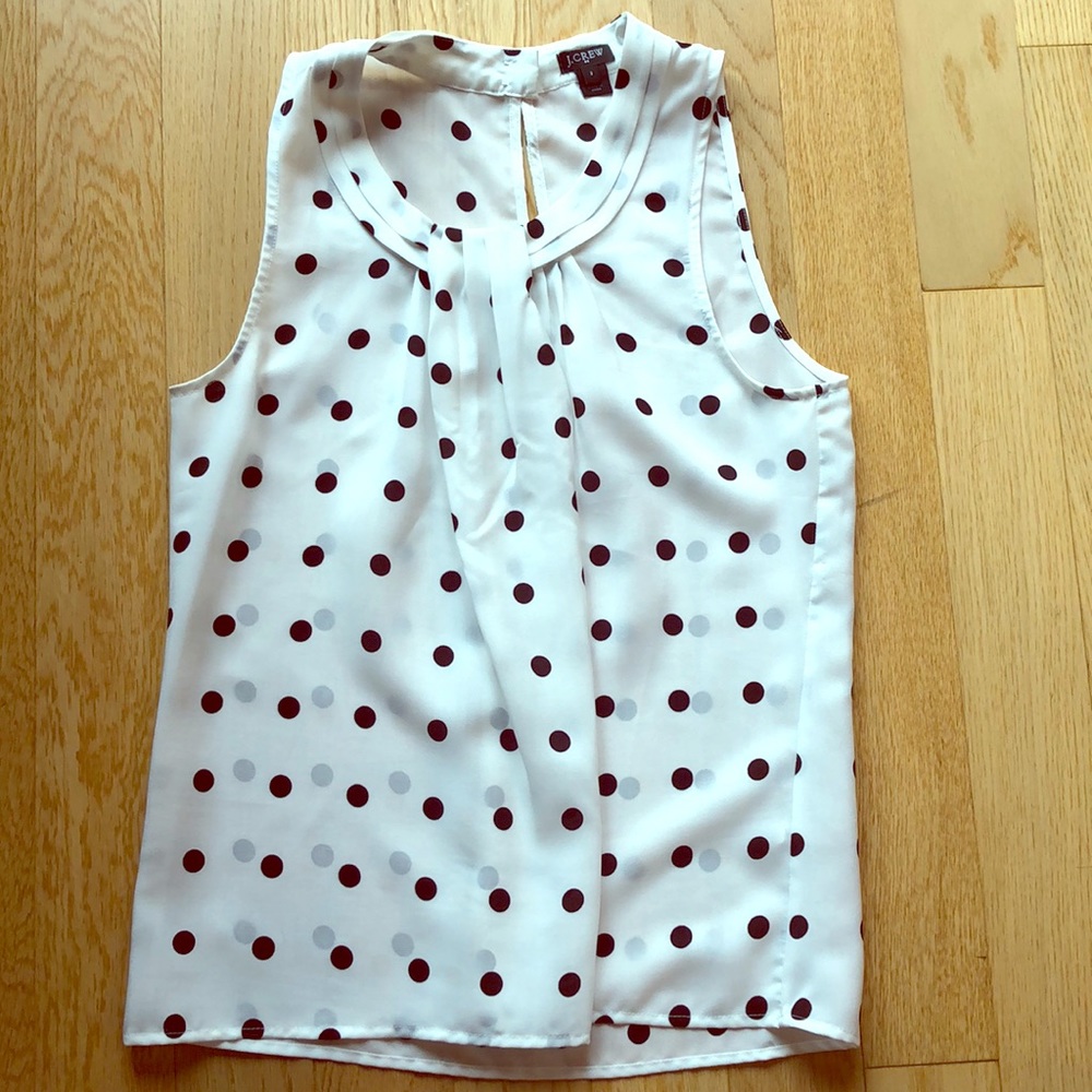JCrew sleeveless blouse